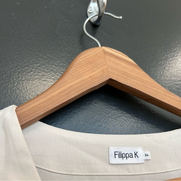 Filippa K “Isobel” NWOT size 34 (4 US) dress shirt in ivory/cream oversized - Picture 5 of 16